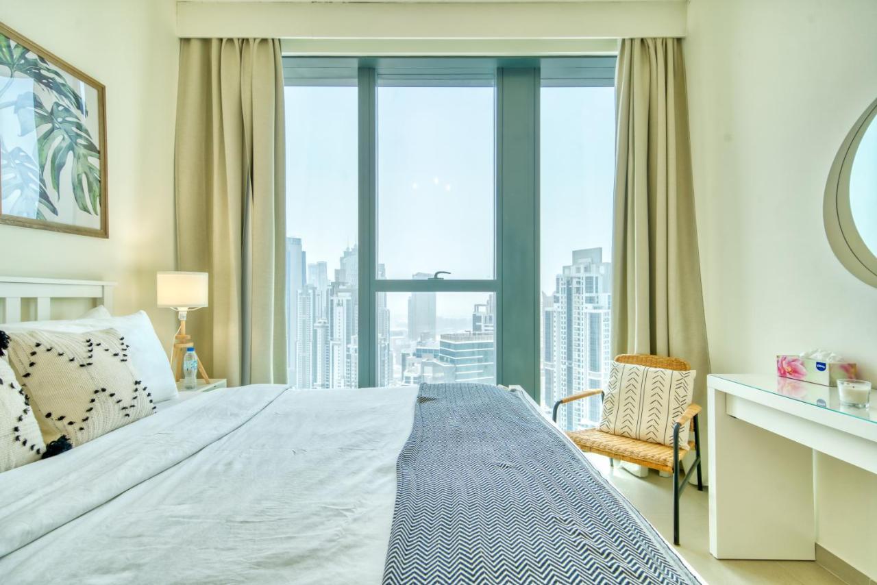 Boho-Chic Cosy 1Br, Minutes To Burj Khalifa Leilighet Dubai Eksteriør bilde